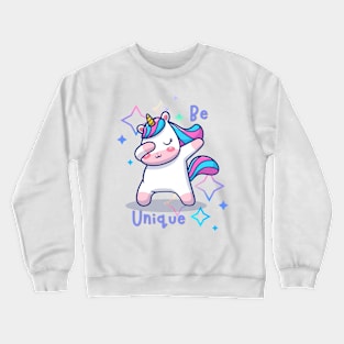 Be Unique Cool Unicorn with stars Crewneck Sweatshirt